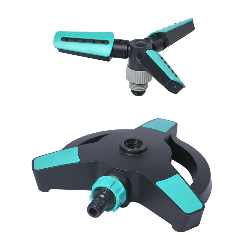 Yard lawn sprinkler adjustable garden sprinkler Garden Lawn Twist Hose 360 Automatic Rotation Nozzle Irrigation Sprinkler
