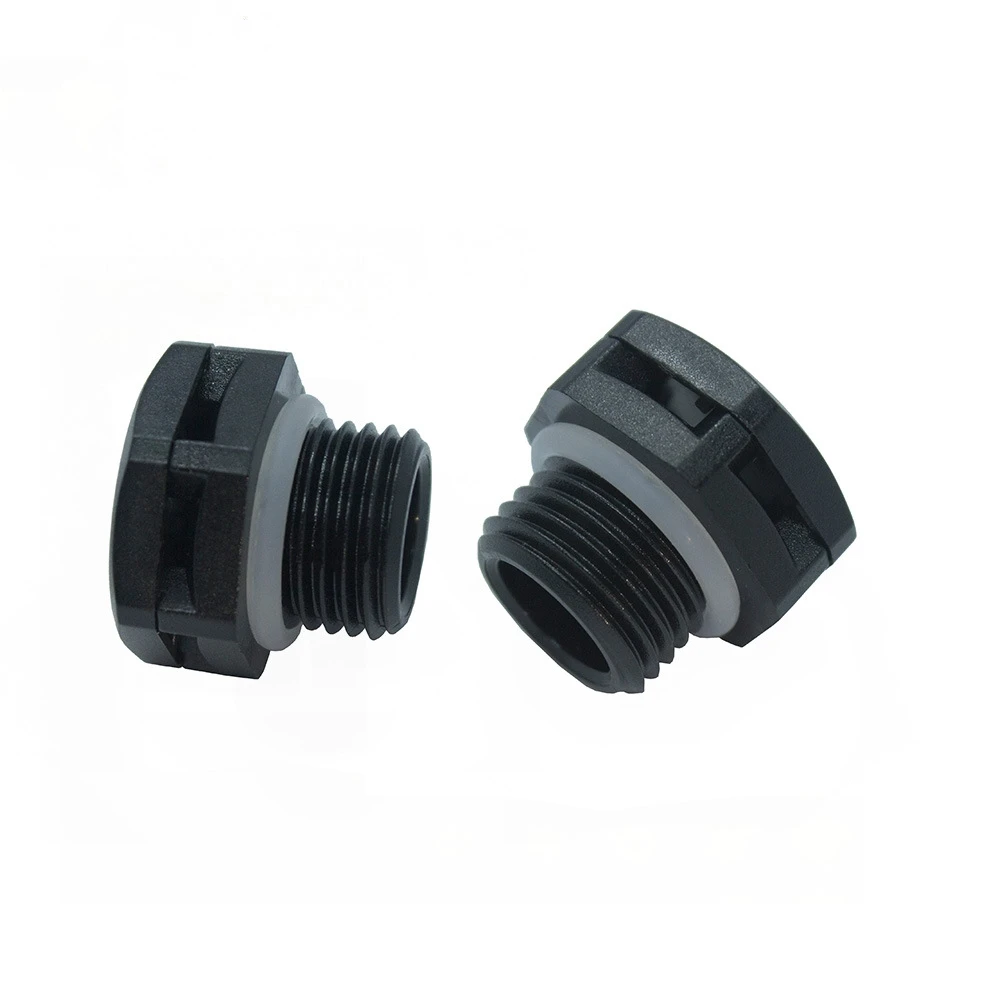 Plastic Pressure Air Vent Plug PTFE Membrane IP68 Screw Vent Valve Black Plug in Breathable Vent for Chemical Packaging
