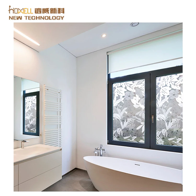 Waterproof Decorative Privacy Removable China Static Cling Window Film