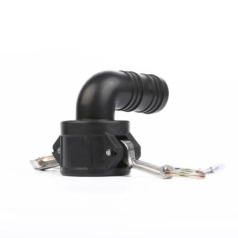  CT Coupling 1000L IBC Tank Adapter Valve Polypropylene Female Camlock 90 Degree Elbow 40 11/2' 80