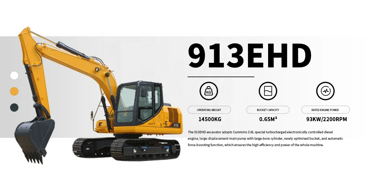 Гидравлический гусеничный экскаватор Liugong 913E 13 тонн новый китайский двигатель Cummins 1 год гарантии основной моторный насос