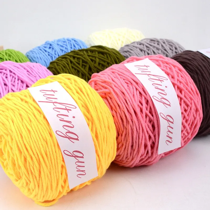 Factory supplier 19nm milk cotton yarn 100% acrylic 8 ply yarn with high quality  50G 100G 200G for hand knitting
