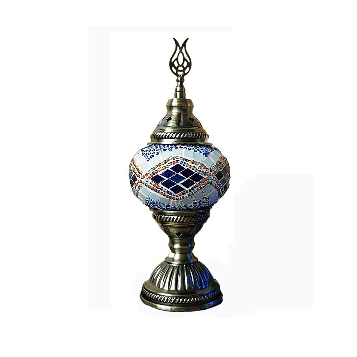 Turkish Retro Romantic Small Table Lamp Bedroom Study Cafe Restaurant Hotel B&B Decorative Table Lamps