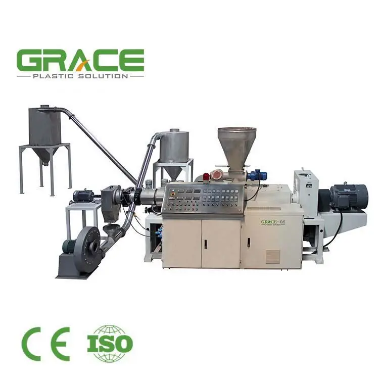 Гранулятор Grace Machinery Sj 90, машина для производства пластиковых гранул из ПВХ