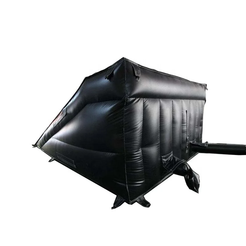 Customized Big Outdoor Airbag Landing Pad, Inflatable Skiing Jump Airbag, Sloped Jump Air Bag Mat