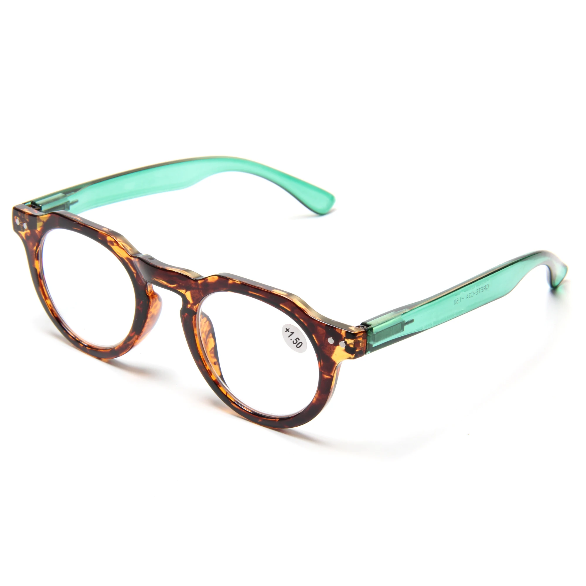 Eugenia Fashion 2.50 Round Gradient Reading Glasses Wholesale Customized Trendy Plastic Reading Glasses China