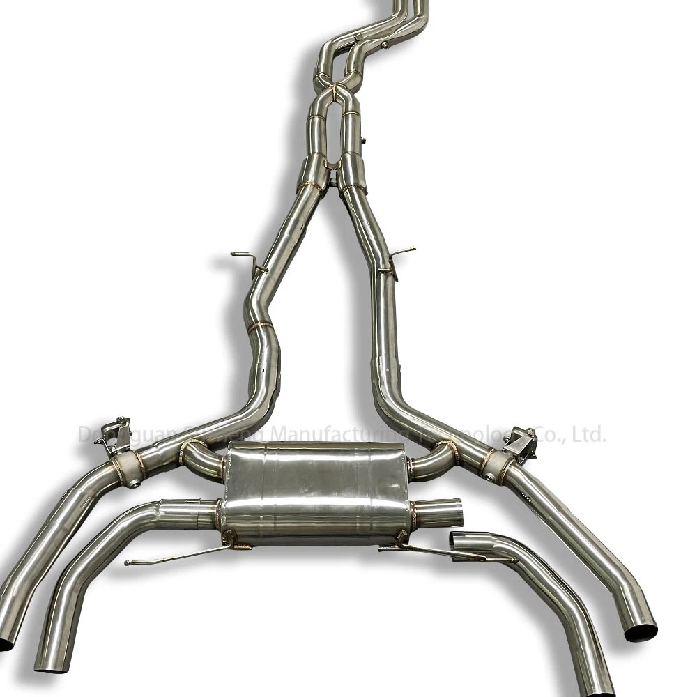 Polished stainless steel 304  exhaust system catback BMW X3M / X4M Valved Sport Exhaust System