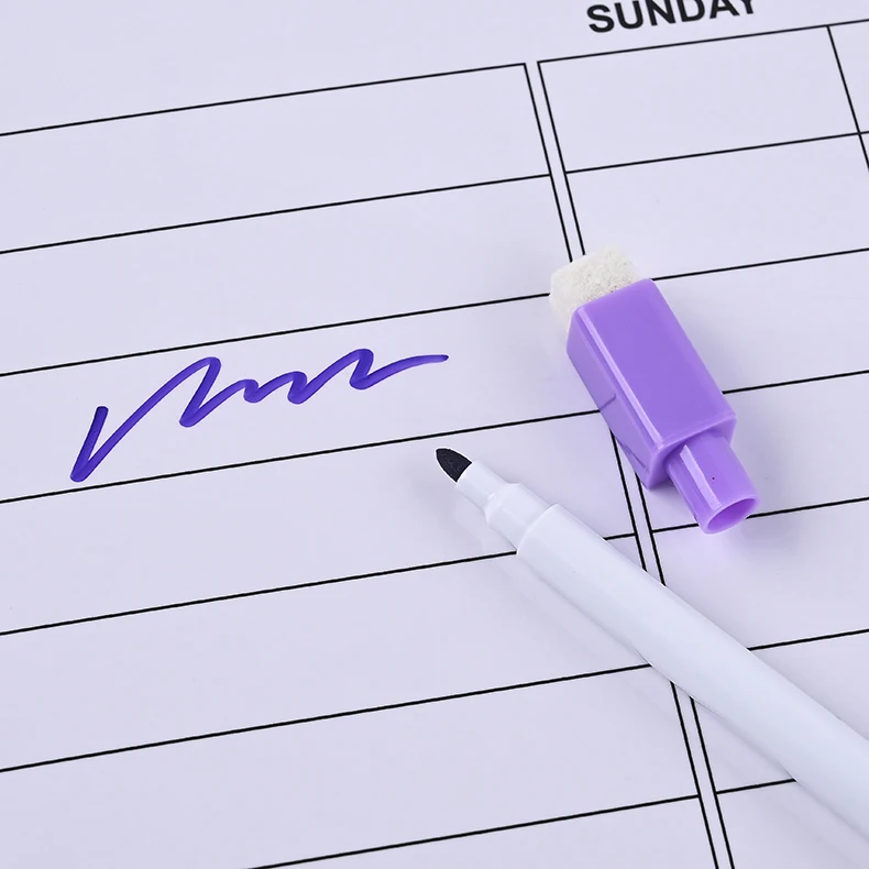 large monthly planner custom wall dry erase mounted clear acrylic calendar