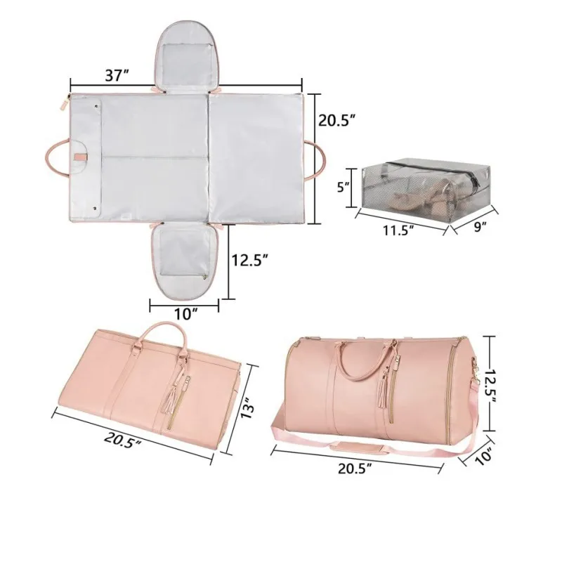 Wholesale Fashion Sports Bag Weekender Unisex Luggage Sleeve Bags Travel Duffel Bag with Single Shoes Pocket for Fitness Gym