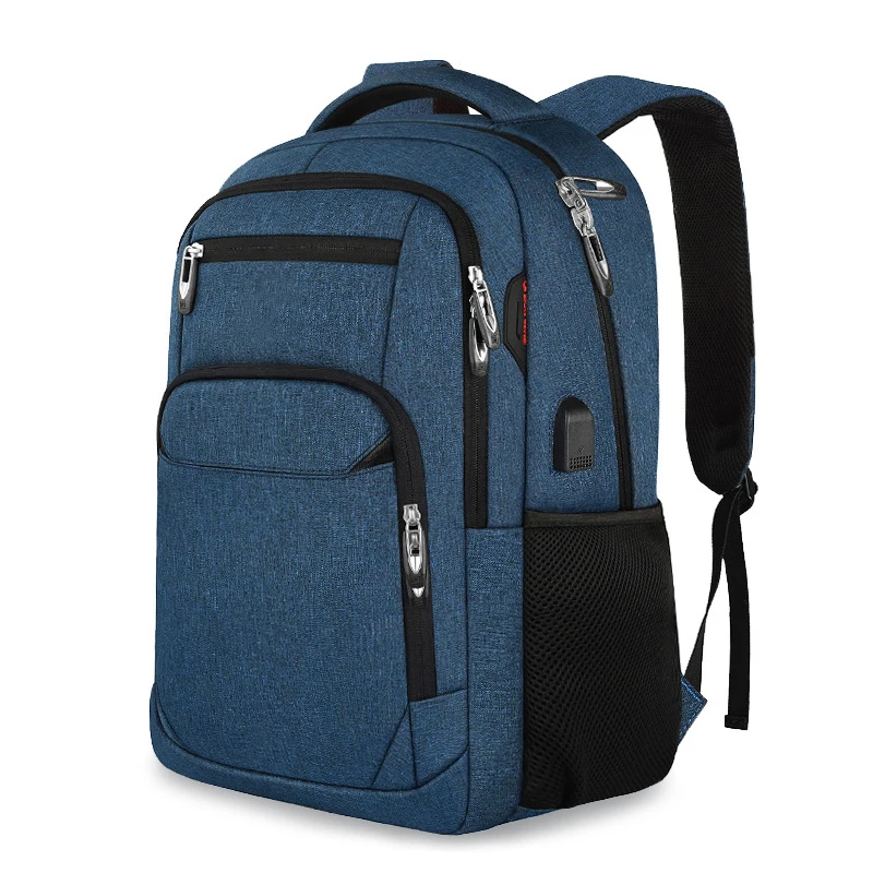 Hot sale USB laptop backpack waterproof men business travel backpack with usb Notebook backpack