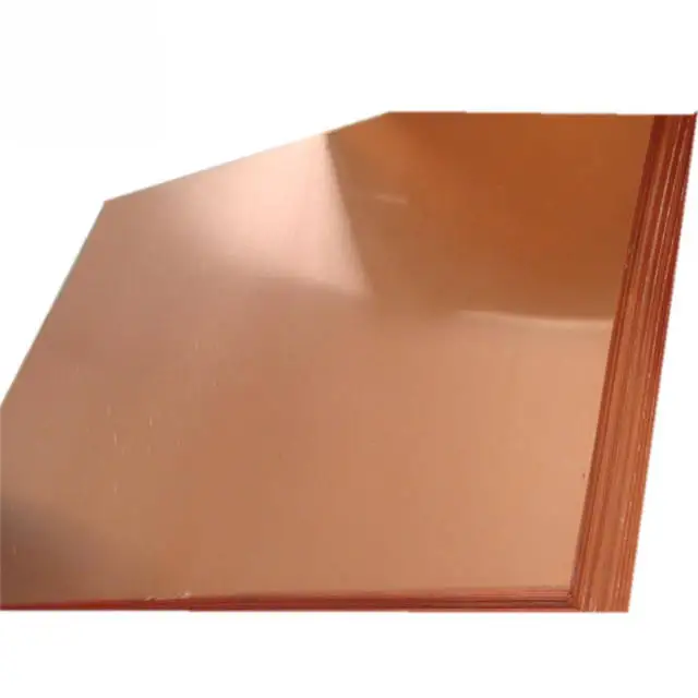 0.3mm-5 mm Thickness Customized 0.1mm 99.9% Pure C Copper Sheet Price Brass Sheet