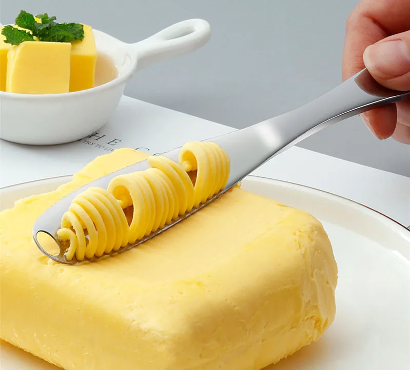2021 Multi-function Dinner Knife Butter Spreader Knife Stainless Steel Butter Knife