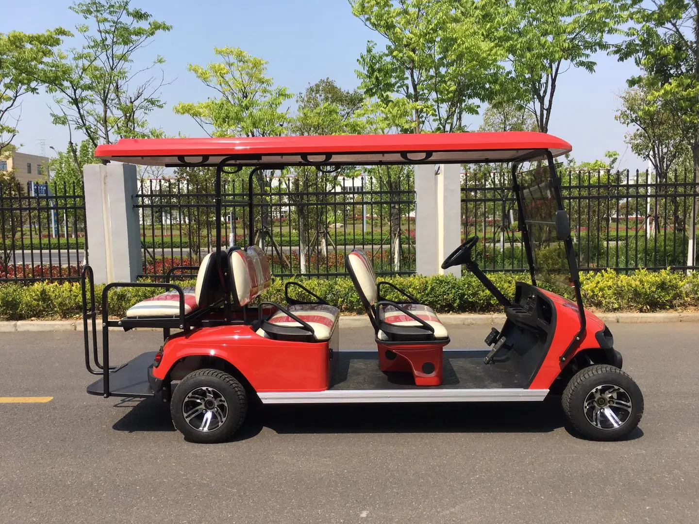 6 passenger electric golf cart AW2044KSZ(4+2)