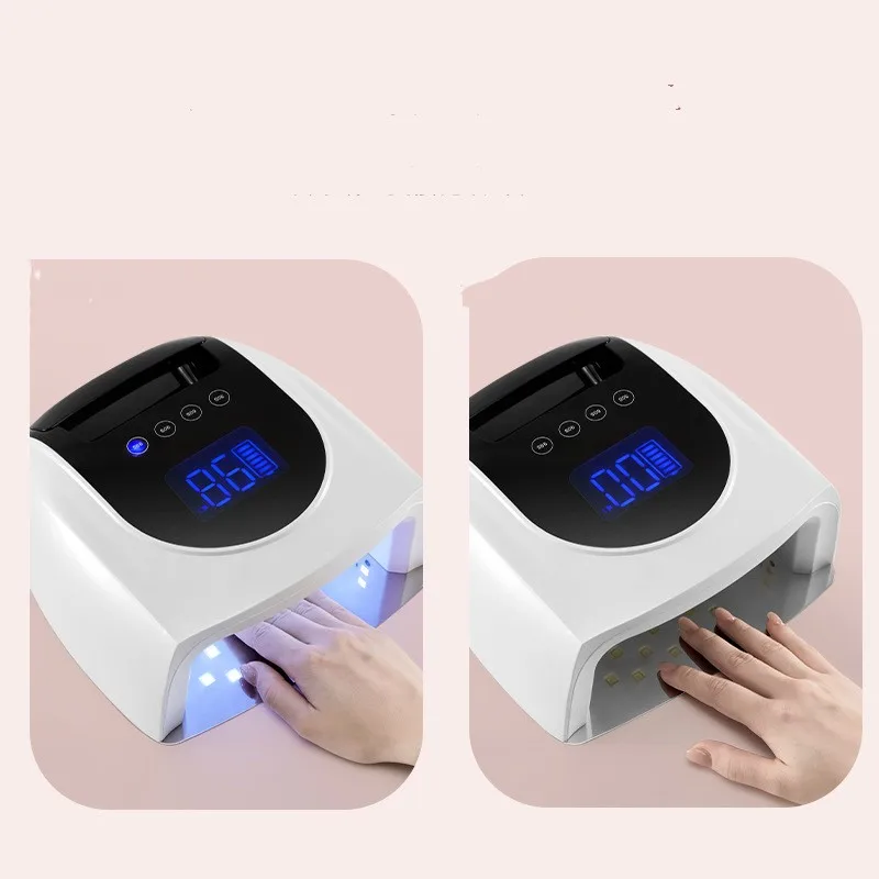 X30 60W Big Screen Wireless 15600mAh UV Led Rechargeable Nail Dryer Lamp Portable Cordless UV LED Nail Lamp
