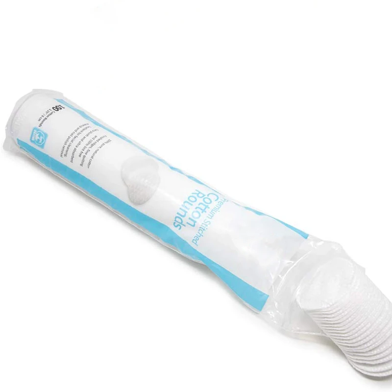 Large Brand Name Cosmetic Round Cotton Wool Pads bamboo makeup pads