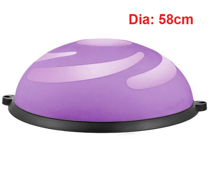 New Design Half Balance Trainer Hemisphere Ball With Handles For Yoga Pilates Exercise