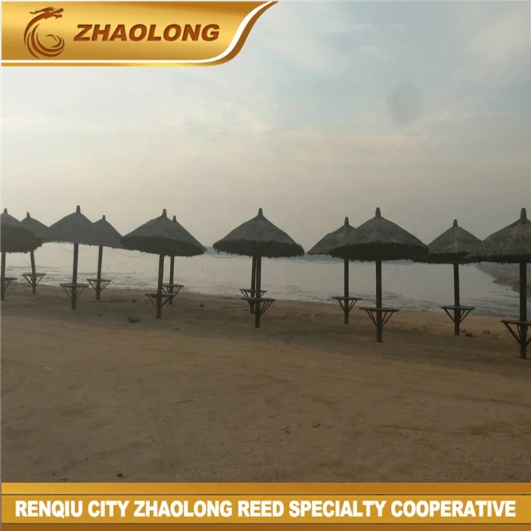 high quality beach reed umbrella waterproof umbrella
