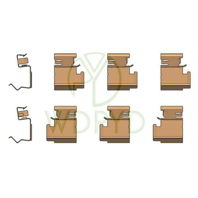 7551298 0494805010 5K0698231 Набор для ремонта тормозной колодки комплект аксессуаров для тормозной колодки для TOYOTA COROLLA для FORD TRANSIT для VW GOLF