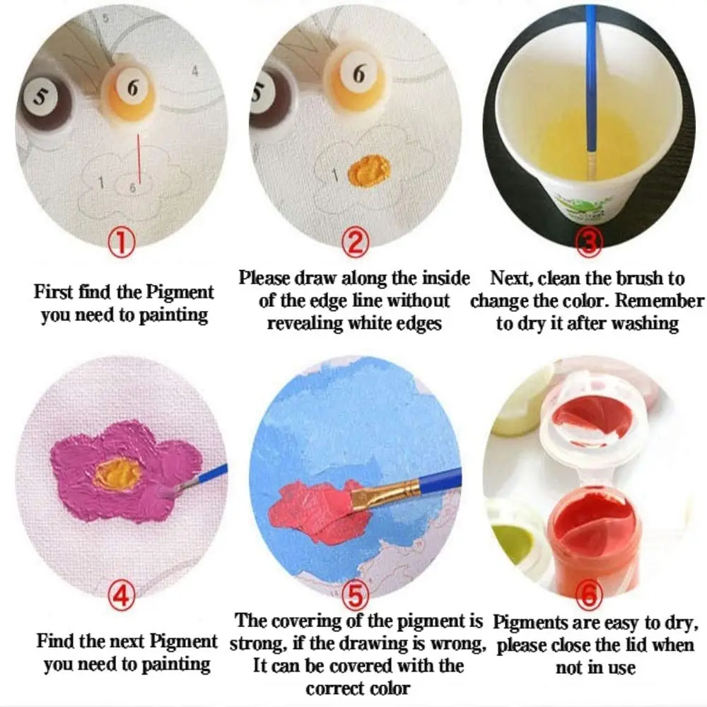 YiWu-OYUE High-class painting by numbers and oil painting diy paint by numbers for adults