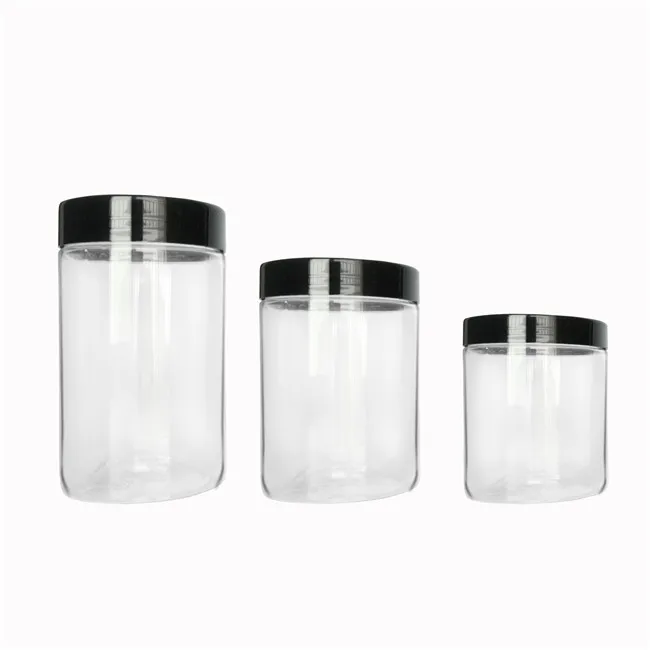  Manufacturer 4oz 6oz 16oz 25oz plastic jars for candy with screw top