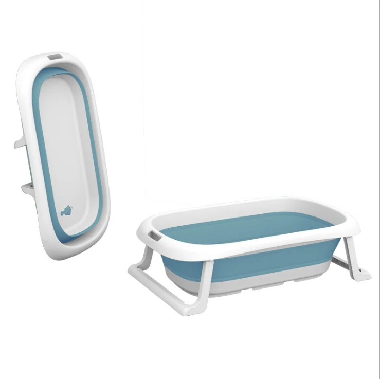 New products plastic New style foldable baby bathtub good folding baby bath tub with portable fold bathtub