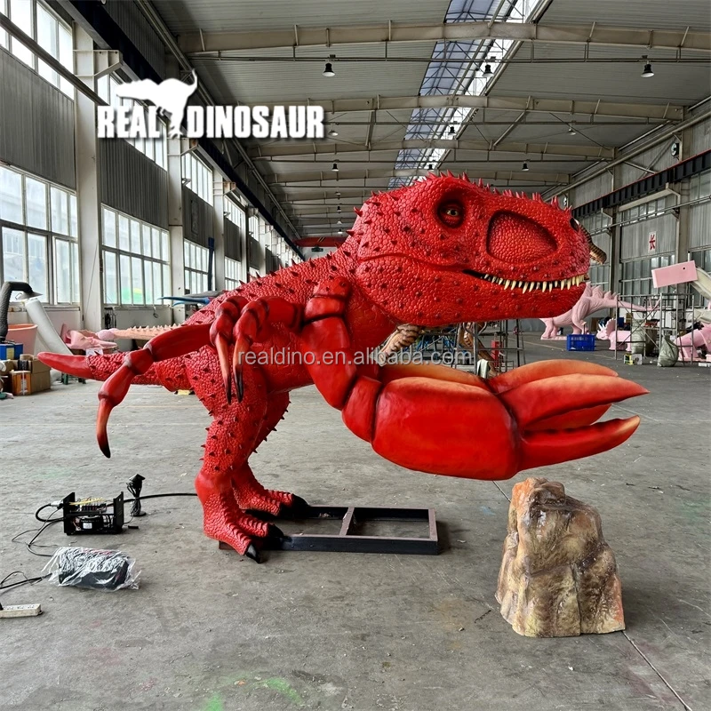 Jurassic Dinosaur Park Mechanical Animal Robot Realistic Artificial Dinosaur Model