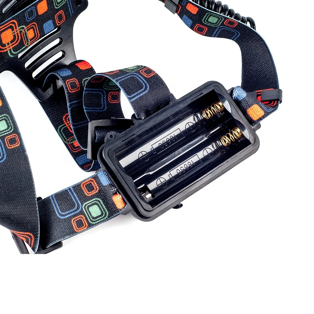 Manufacturer Supply Bright Moving Head Lights T6 High Power Aluminum Alloy Led Head Light Head Lamps Rechargeable Camping Lamps