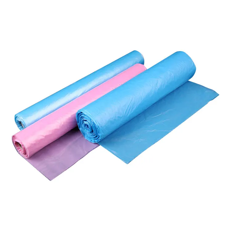 Factory Direct Price Large black garbage plastic bag in roll, trash can liners cornstarch garbage bags