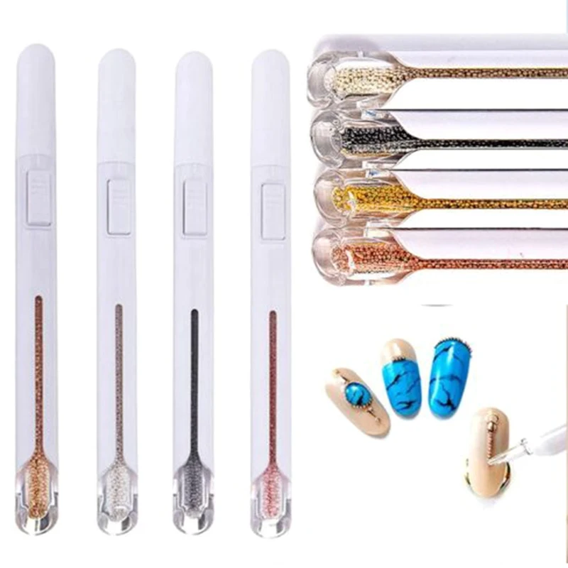 Bead Diameter Steel Beads Picking Dotting Pen Nail Art Tool Pick Up Small Ball Caviar Manicure Accessories Dotting Tool