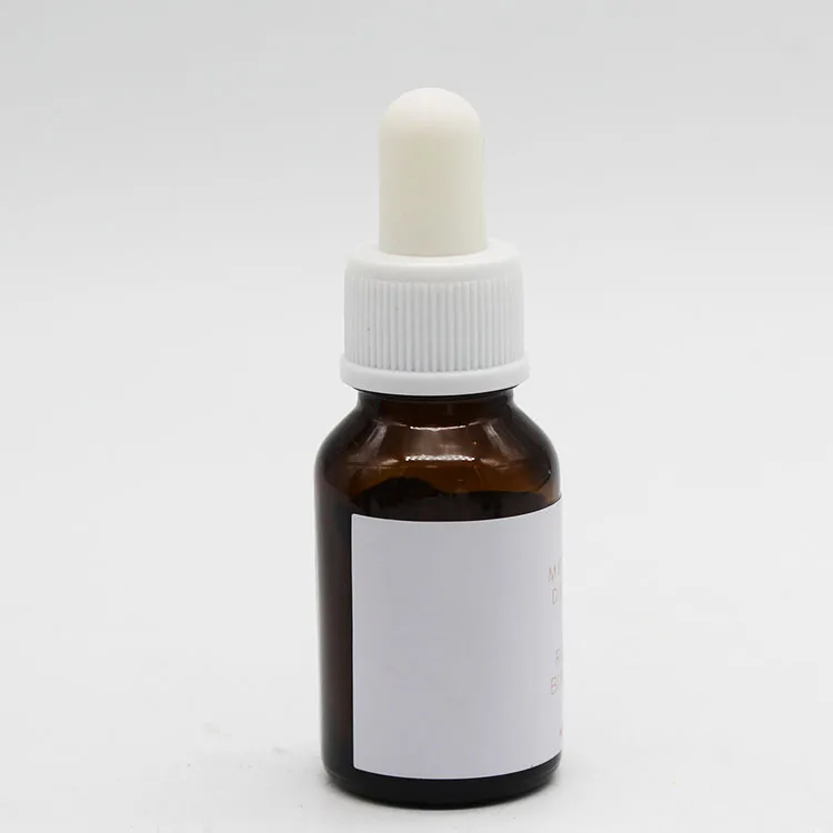 Hot Sale 15ml 20ml 30ml  Brown Glass Serum Essential Oil Glass Dropper Bottle For Skin Care