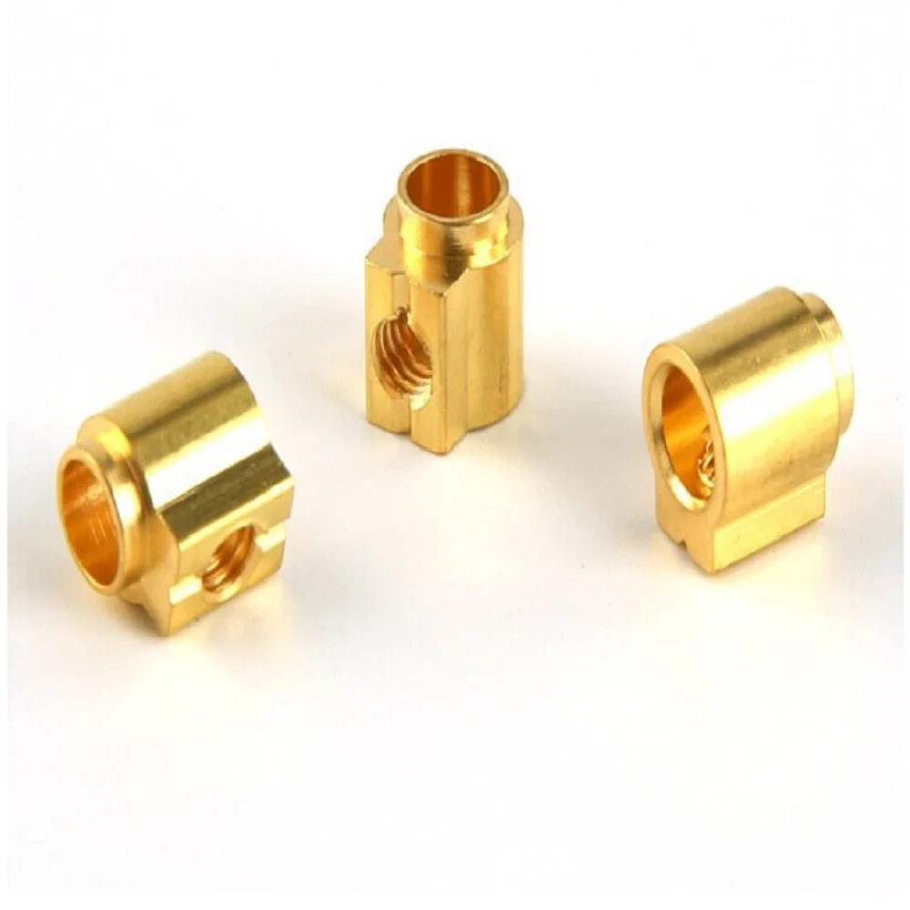 CNC machining Brass Terminal Connector Earth Block Box With Tin plated welded to PCB terminal blocks Screw for Electrical