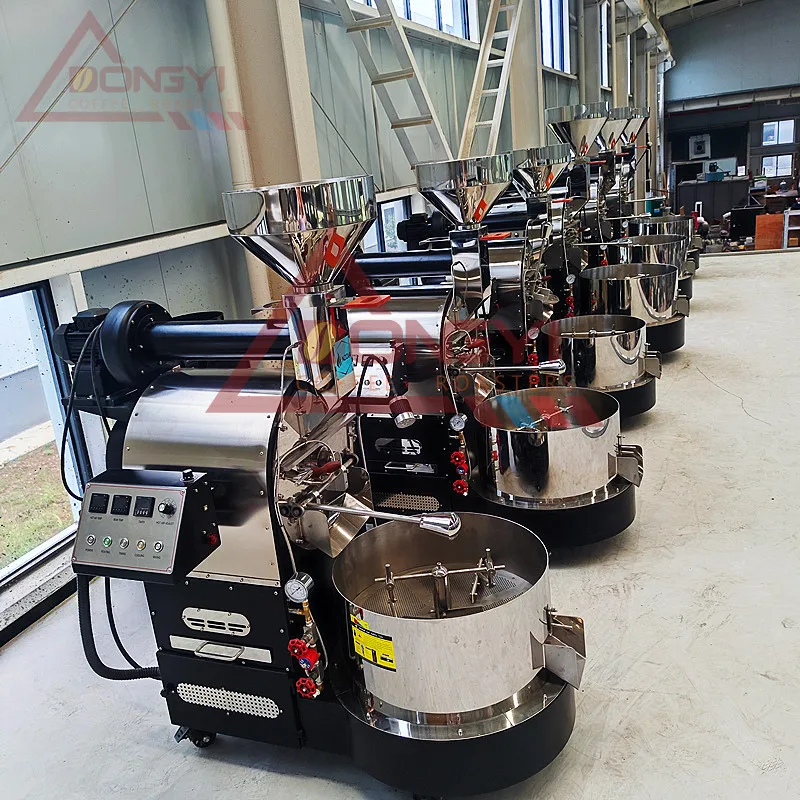 Gas Electric Commercial 6Kg 5Kg 3Kg 2Kg 1Kg  Coffee Roaster Roasting Machine Coffee Toaster