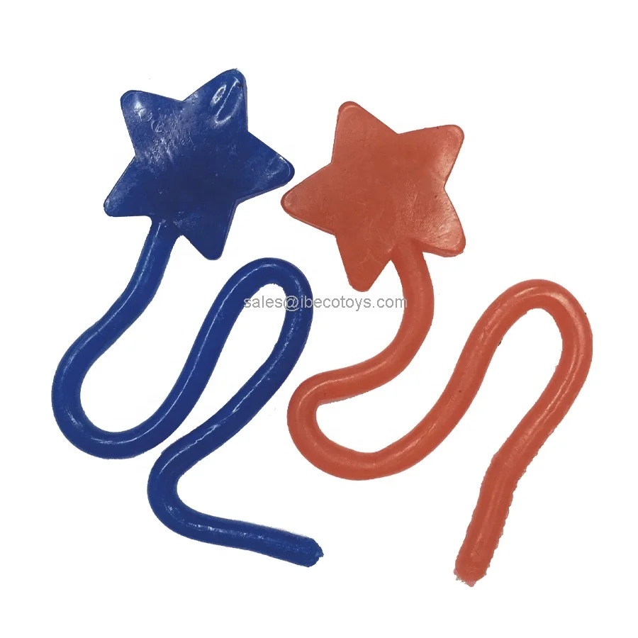 rubber stretchy sticky ninja stars toy for  capsule eggs