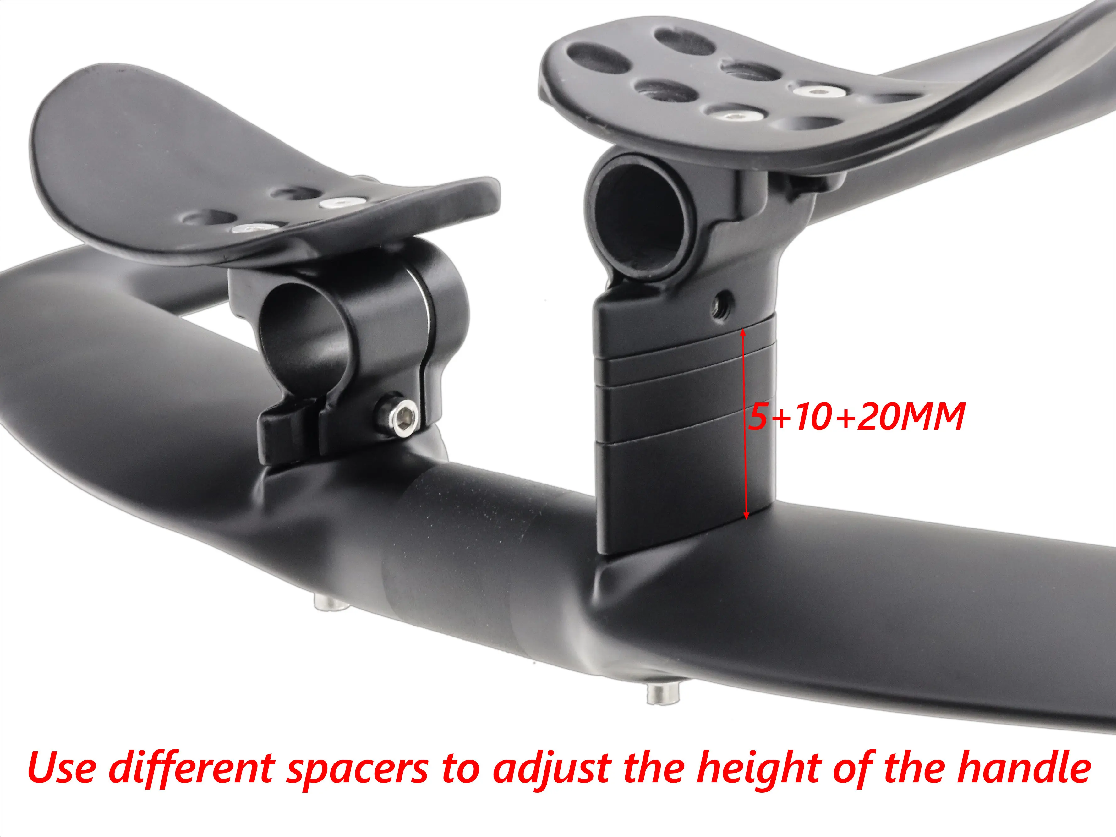 BIKEDOC SHT06 Carbon Time Trial Handlebar  400/420/440mm Rest Triathlon Handlebars Bike  Road Accessories