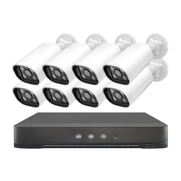 Hot selling Indoor video camera system 8 channel AHD 1080p 2MP ahd security camera system Outdoor  8CH DVR Kits Home Security