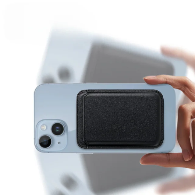 New Arrival Magnetic Wireless Wallet for iPhone 12 11 13 14 15 16 Leather Card Holder Accessories with Various Colors