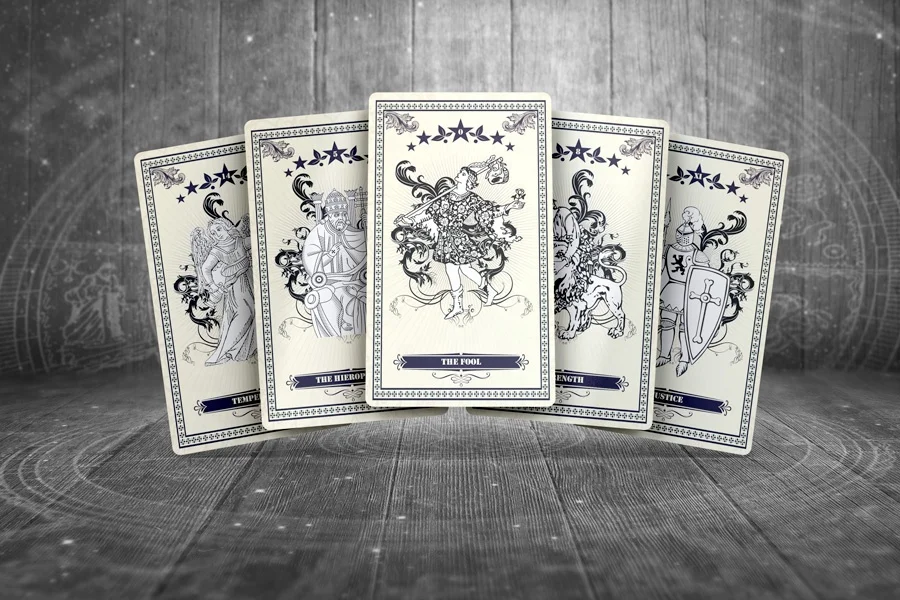 High Quality Custom Tarot Card Wholesale Deck Printing With Local Gold Stamp