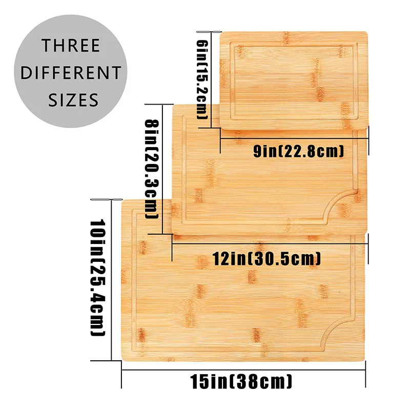 Kitchen Tools Custom Large Size Chopping Board Solid Wood Cutting Board Kneading Dough Bamboo Cutting Board