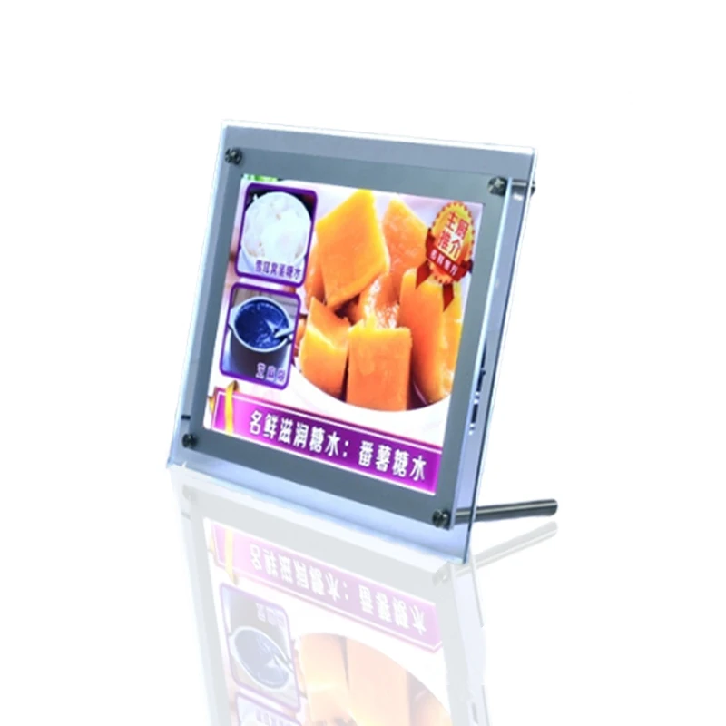 double side window real led display sign frame led picture frames window Advertising Acrylic Light Box