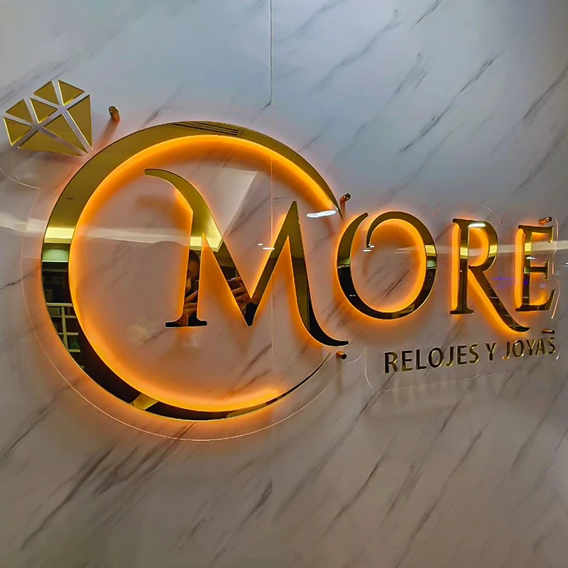 Custom 3d Logo Signage Led Electronic Letter Sign Led Backlit Letters Sign for Brand Board Design