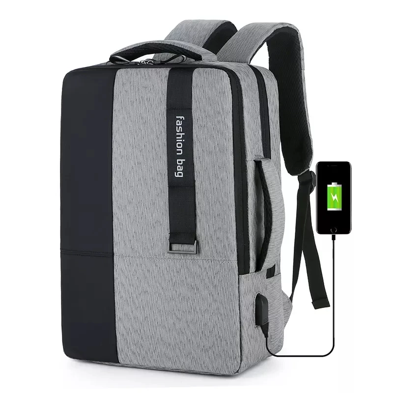Remoid Fashion Travel Business Laptop Backpack Custom Men High Capacity Oxford Waterproof Casual Backpacks Mochilas With USB