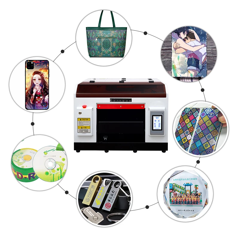 Best Selling Epsoml 1800 Dtf Pilem Sablon Printing Uv Flatbed Printer For Cds