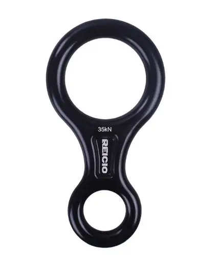 Rescue Figure 8 Descender Climbing Gear Downhill Equipment Rigging Plate Aluminum Alloy 35kn Outdoor Climbing
