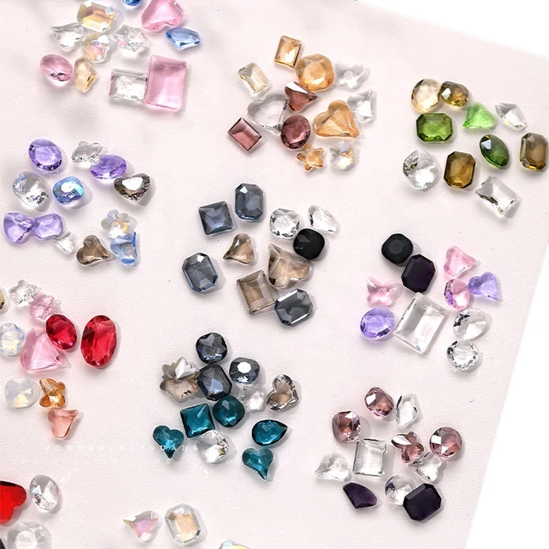 Mixed colors & designs K9 Crystal Rhinestone for nail art decoration nail art rhinestone crystal K9 Bling Nail Art charm