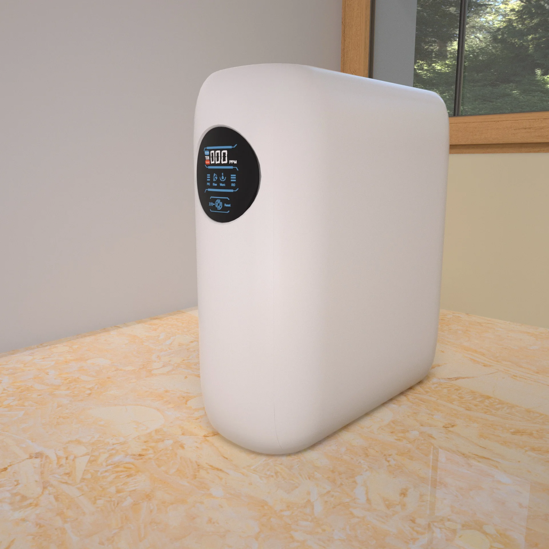 Low Cost Smart Desktop 1000G Filtre A Eau Water Filter Purification Purifier Machine Ro System For Home Drinking Water Purifier