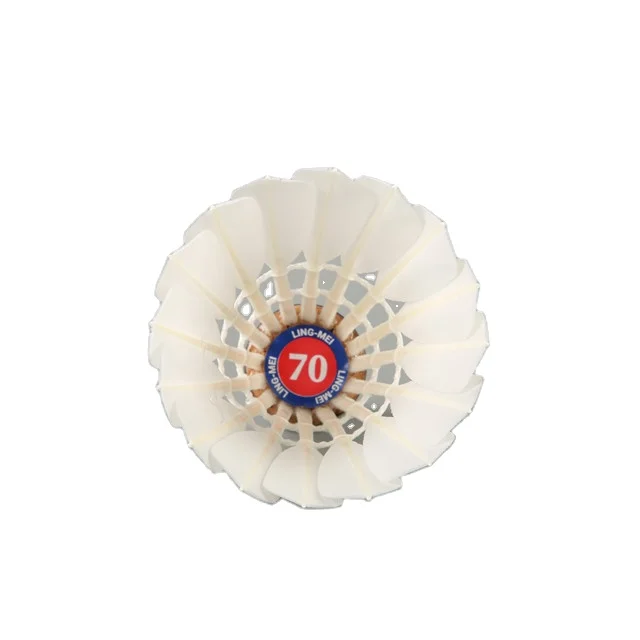 2023 hot sale Lingmei wholesale goose feather badminton shuttlecock