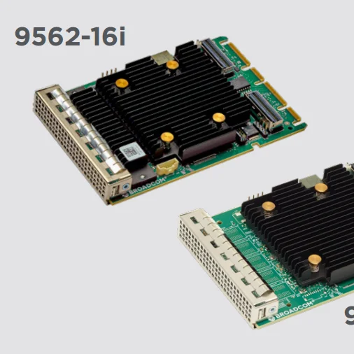 Broadcom 9500 Series PCIe Gen 4.0 Tri Mode  RAID and HBA OCP Adapters 9562 16i RAID Controller Card (1600704367535)