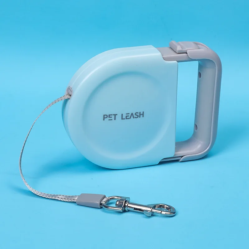2021 High quality Wholesale portable outdoor automatic pet dog leash with retractable handle