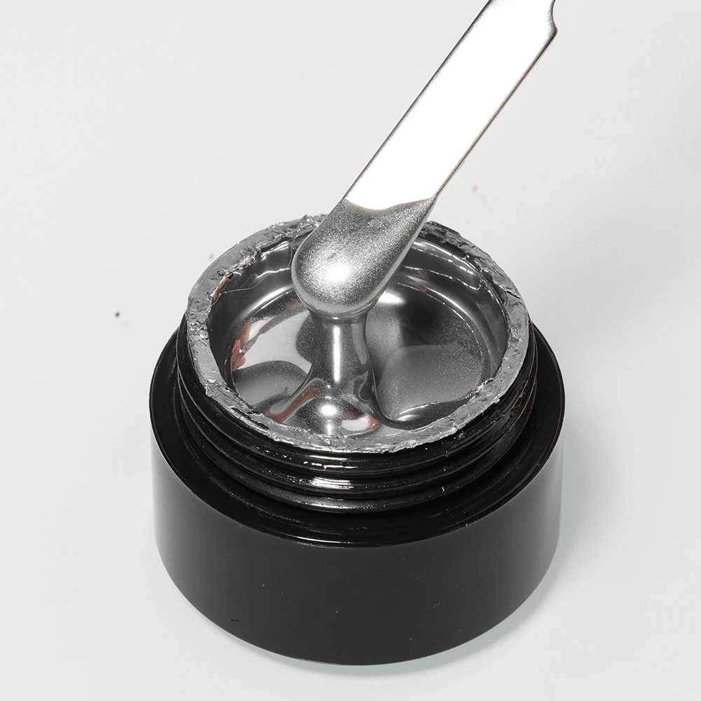 RONIK private label metal Metallic Painting Gel Gold Silver Mirror Effect Nail Polish Drawing Lines French Nail Gel 5g