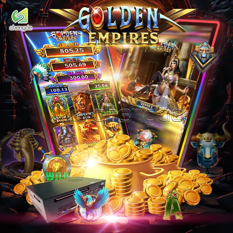 Video Vertical Touch Screen Life Luxury Diamond Skill Game Software Golden Empires Play Fun Game Board Skill Nudge Game Machine